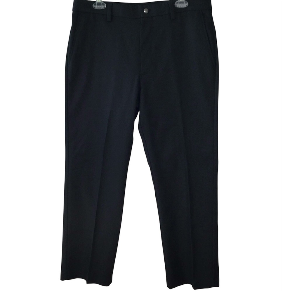 Callaway Golf Pants Men 34x30 Black Performance Stretch Flat Front Casual Sport